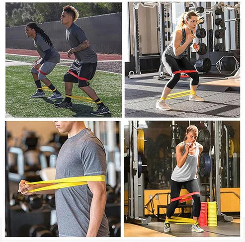 Black exercise resistance belt from My Store with adjustable straps for strength training and physical therapy exercises.