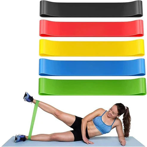 Black exercise resistance belt from My Store with adjustable straps for strength training and fitness workouts.