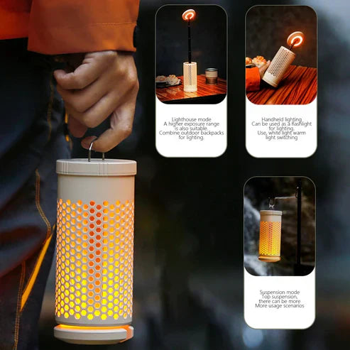 Telescopic camping light from My Store with extendable aluminum pole and bright LED illumination for outdoor camping.