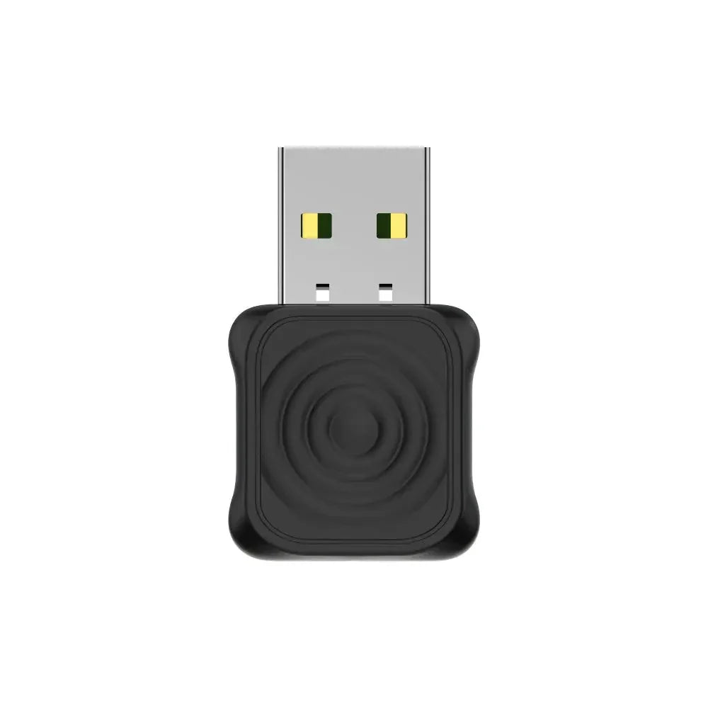 Wireless Car Play adapter by My Store, compact device connecting smartphones to car infotainment systems wirelessly.